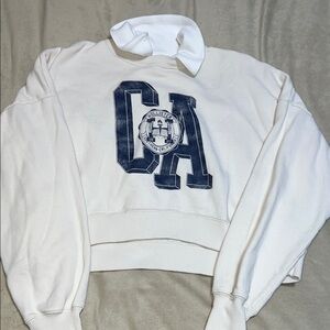 Hollister White Cowl Neck Sweater Timeless Elegance